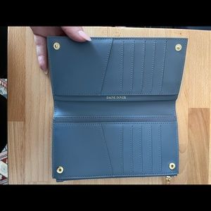 Blue barely used dagne Dover wallet